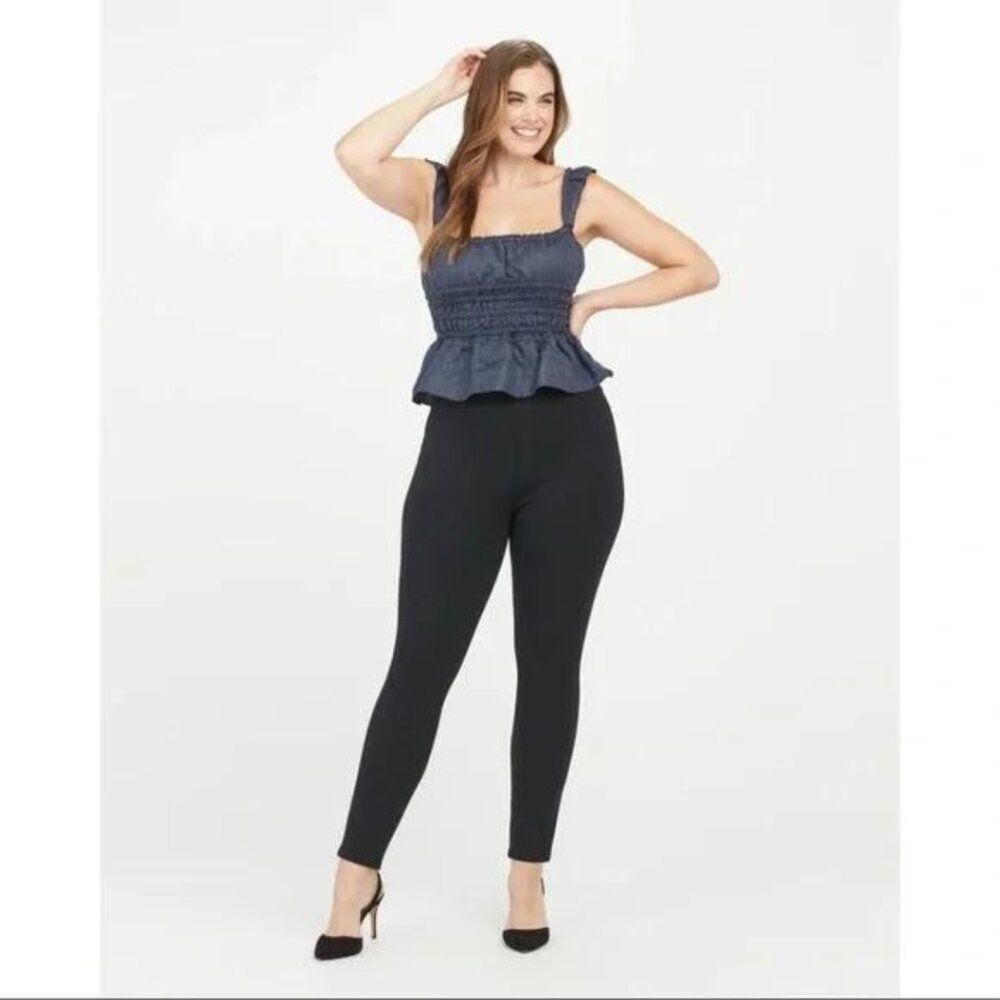 Spanx The Perfect Pant Ankle Black Pull-On Size 3X Neutral Capsule Casual
